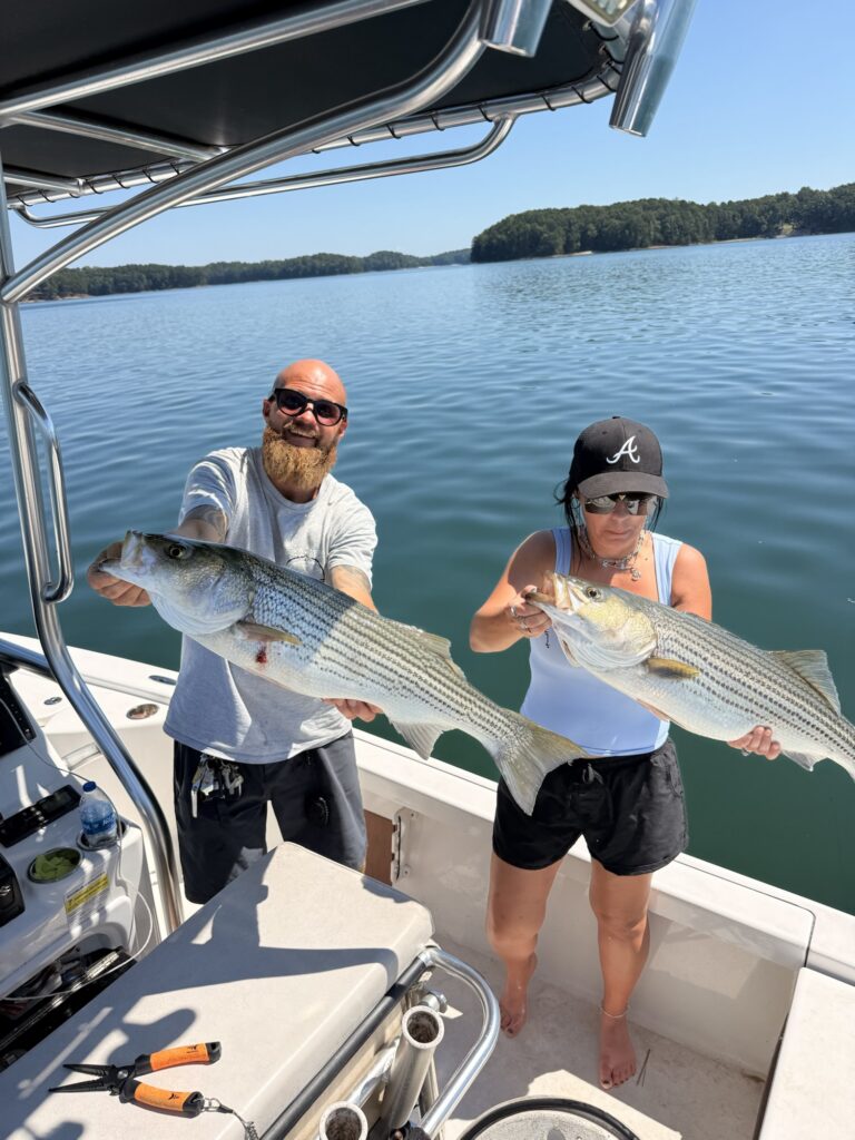 Lake Lanier Striper Fishing Report – Deep Fish, Light Boat Traffic & Magnum Spoon Action img 5188