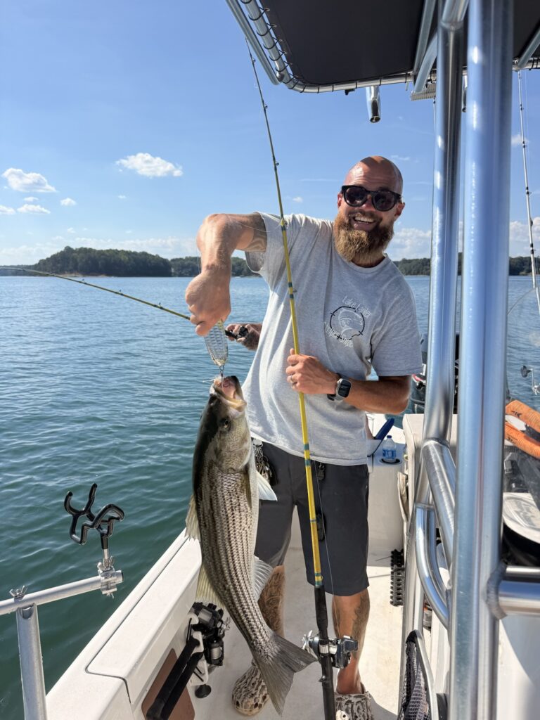 Lake Lanier Striper Fishing Report – Deep Fish, Light Boat Traffic & Magnum Spoon Action Lake Lanier Striper Fishing Report – Deep Fish, Light Boat Traffic andamp; Magnum Spoon Action - Lake Lanier fishing photo 4
