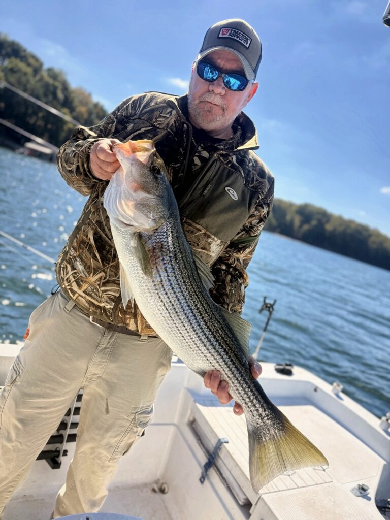 Lake Lanier Striper Fishing Report – October 24, 2026 | Tough Conditions, Quality Fish & Fall Migration